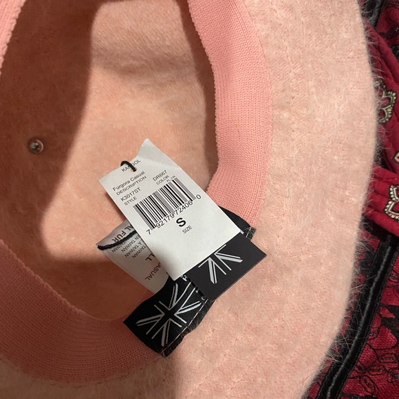 Pink Fuzzy Furgora Kangol Bucket Hat - Picture 2 of 4